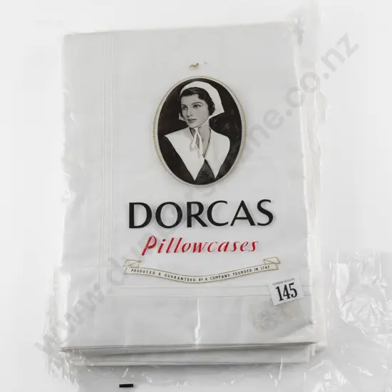 Two Pairs Dorcas Linen Pillow Slips