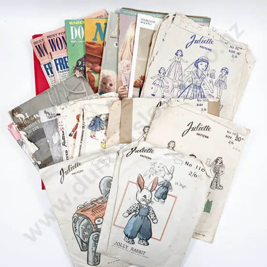 Collection of Juliet Doll Pattern & Other Pattern Books