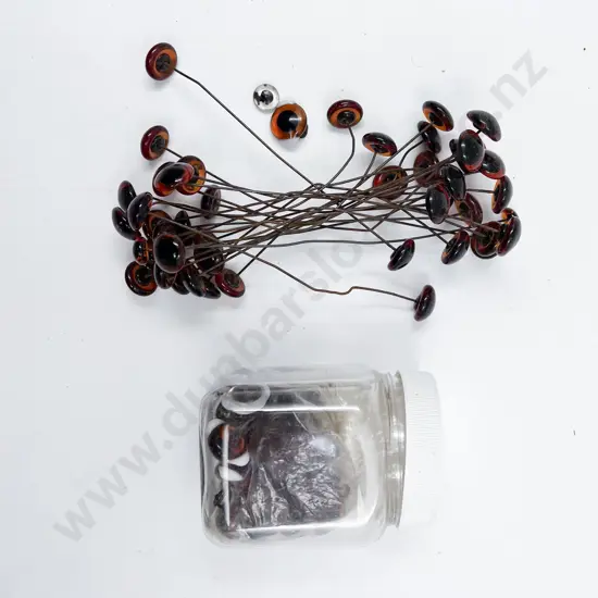 Small Quantity of Glass Teddy Bear Eyes