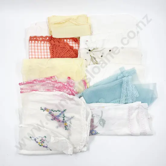 Selection Vintage Chiffon Food Covers Throws