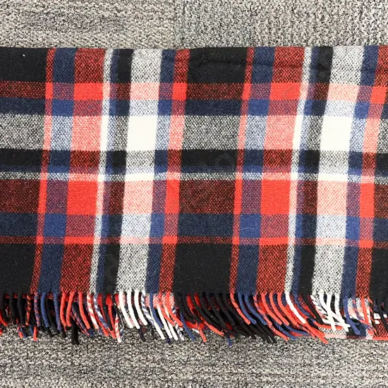 Vintage Unlabelled Travel Rug