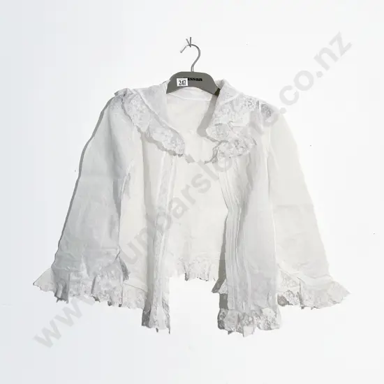 Victorian Cotton & Broderie Anglaise aLace Camisole & Fine Lawn & Lace Chemise