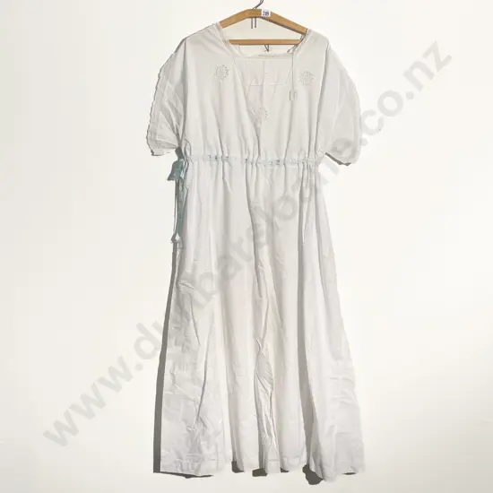 Edwardian Cotton & Lace Nightgown