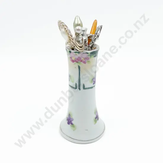 Vintage Hat Pin Holder & Various Hat Pins