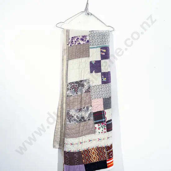 Vintage American Depression Hand Worked Quilt