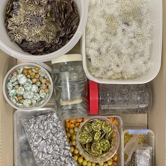 Collection Jewellery Metal Fittings and Loose Beads