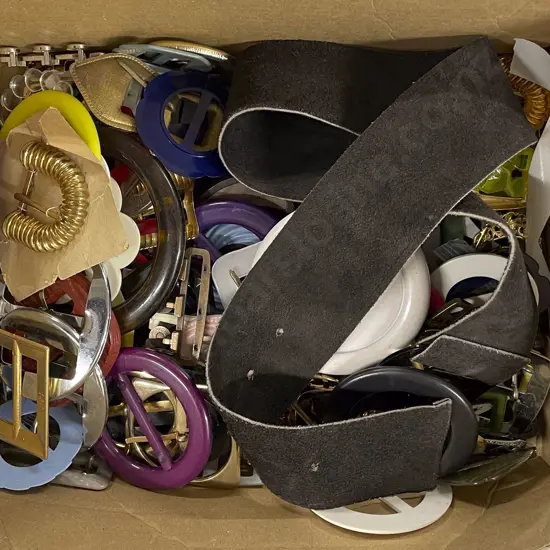 Qty Vintage Assorted Belt Buckles