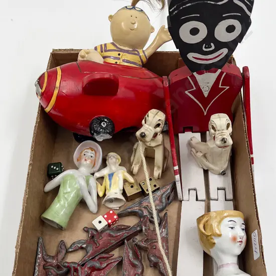 Box of Assorted Vintage Toys