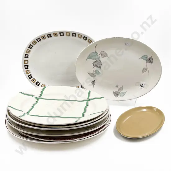 Quantity of Assorted Meat Plates