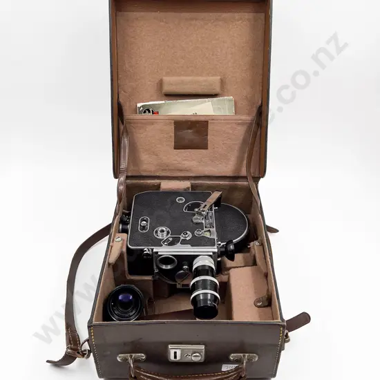 Paillard Bolex Vintage Movie Camera and Case