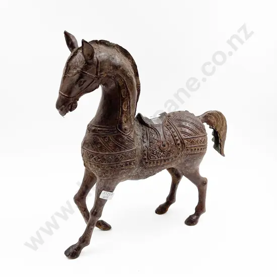 Vintage Metal Tang Style Horse