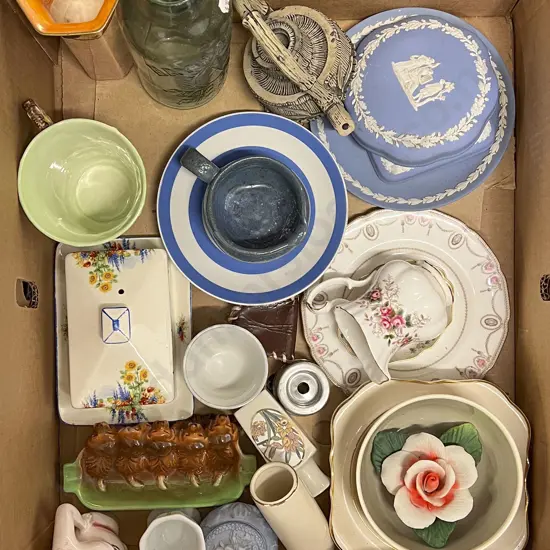 Box of Assorted China etc