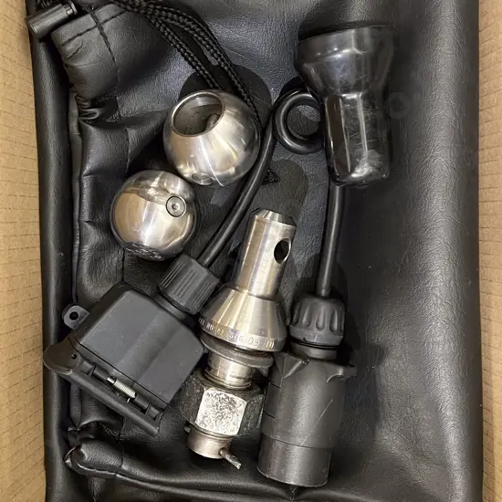 Box of Assorted Tow Bar Related Items