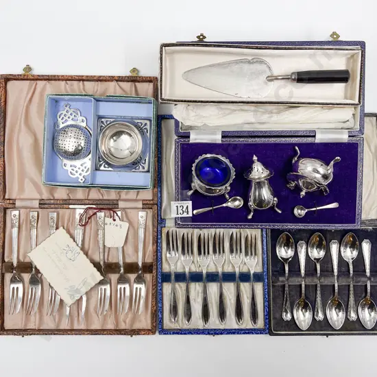 Small Quantity of Assorted Boxed Cutlery etc