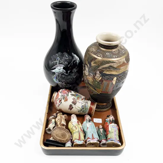 Small Quantity of Assorted Asian Vases and Figures etc