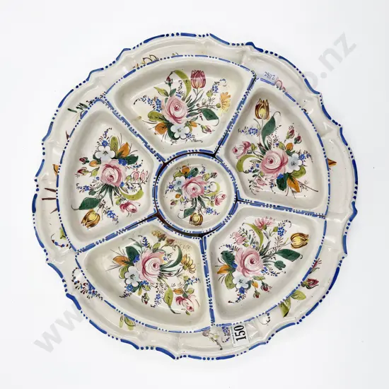 Italian Ceramic Orderve Tray