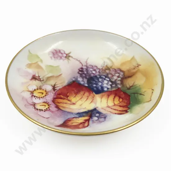 Small Royal Worcester Hand Painted Pin Dish