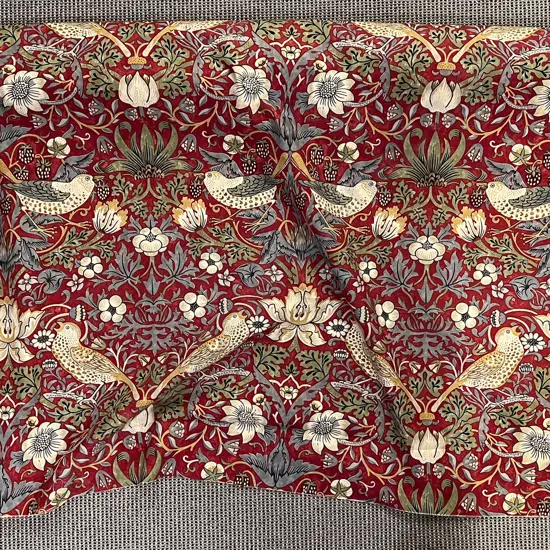 William Morris Designed Fabric - Strawberry Thief