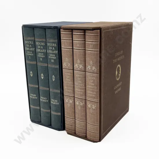 Two Boxed Sets of Folio Society Volumes