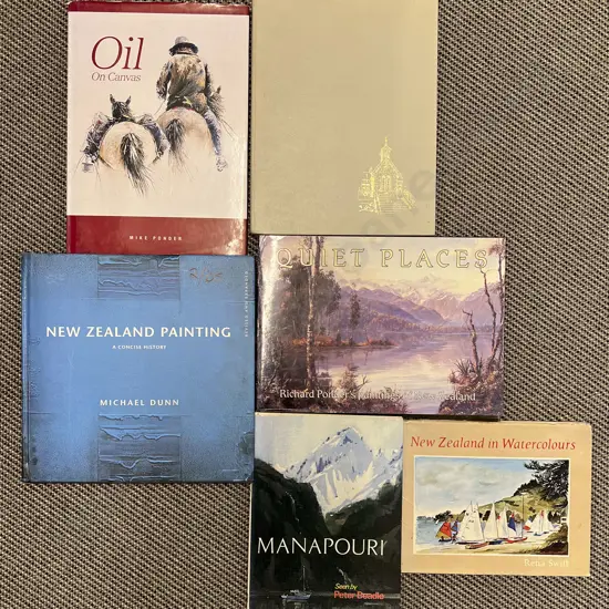 Quantity of Assorted NZ Art Reference Volumes (6)