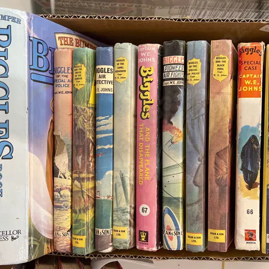 Quantity of Assorted Vintage Biggles Volumes (11)