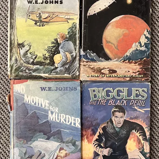Quantity of Assorted Vintage Biggles Volumes (4)