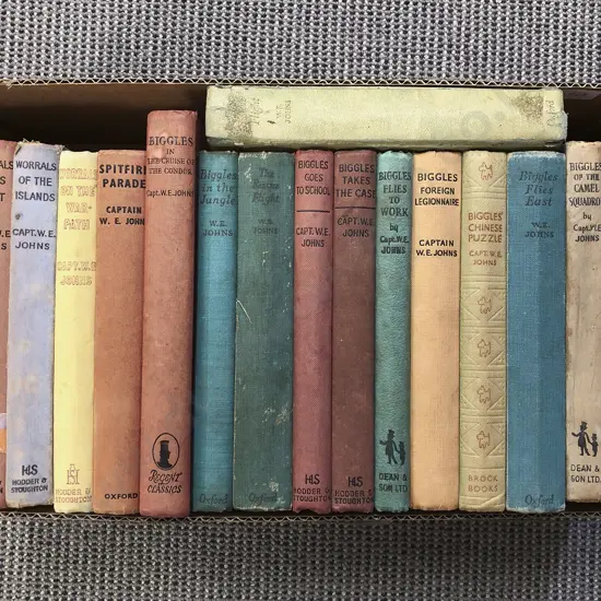 Quantity of Assorted Vintage Biggles Volumes (18)