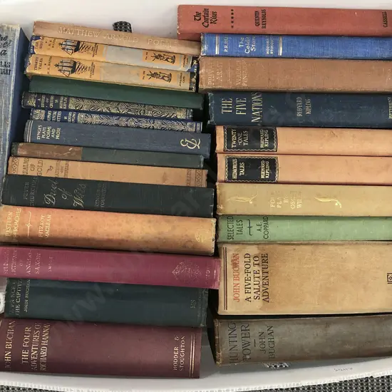 Box of Assorted Vintage Books