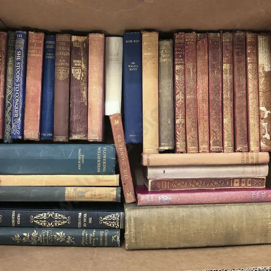 Box of Assorted Vintage Books