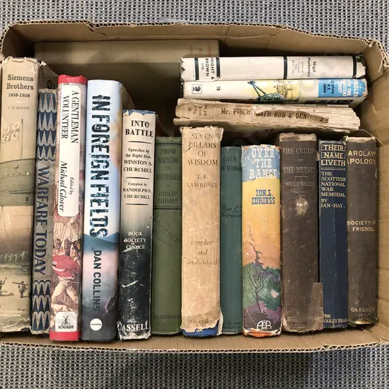 Box of Assorted Vintage Books