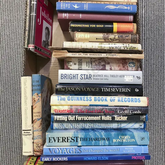 Box of Assorted Books