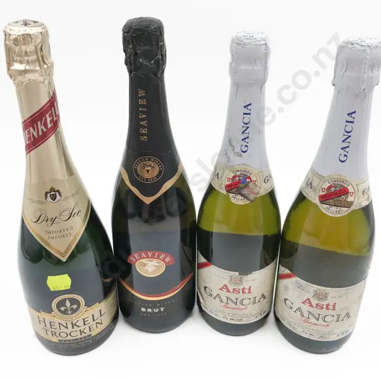 Four Various Sparkling Wines