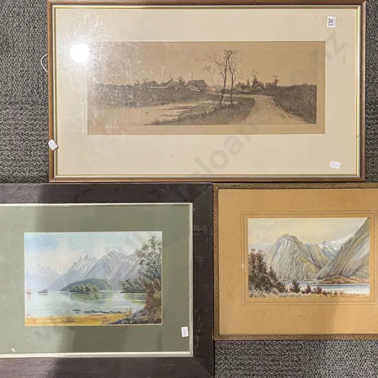 Three Assorted Framed Works