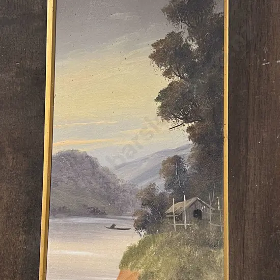 Paul Wren - Waikato River - Oil on Board