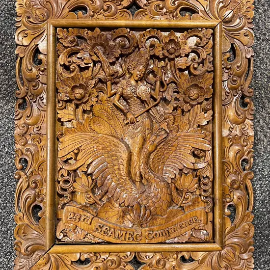 Carved Balinese Relief Carving