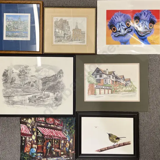 Box of Assorted Prints and Originals