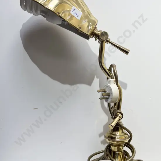 Brass Shell Form Table Lamp