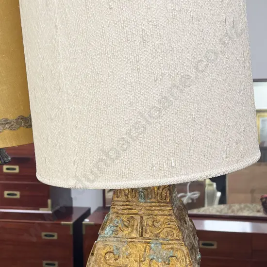 Antique Style Table Lamp and Shade