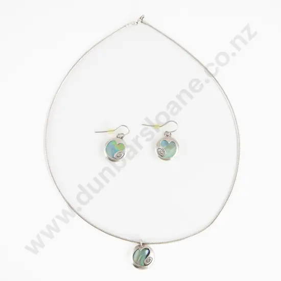 Rowena Watson S/S & Paua Pendant