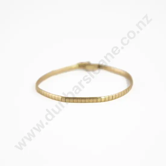 18ct Omega Type Link Bracelet