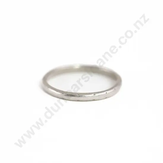 All Platinum Plain Wedding Band