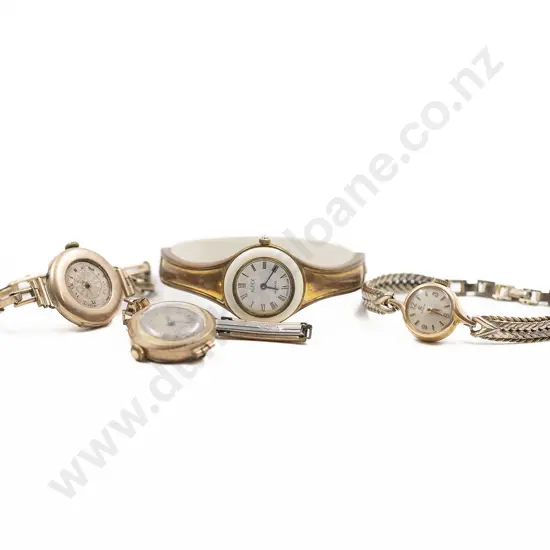 Two Vintage 9ct Cased Ladies Wrist Watches