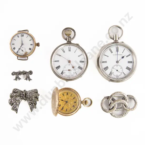 14ct Hunter Cased Small Pocket Watch