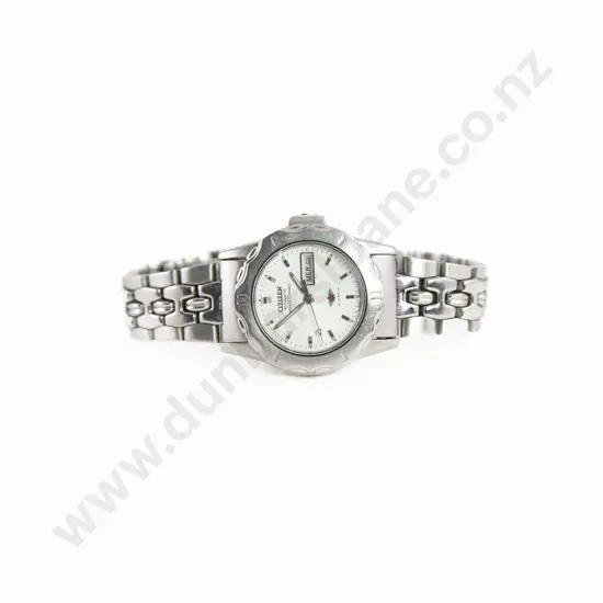 Citizen Auto Diver 100 Meters Automatic All Stainless Steel Ladies Wrist Watch