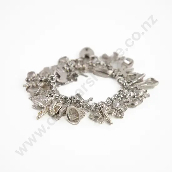 S/S Curb Link Charm Bracelet