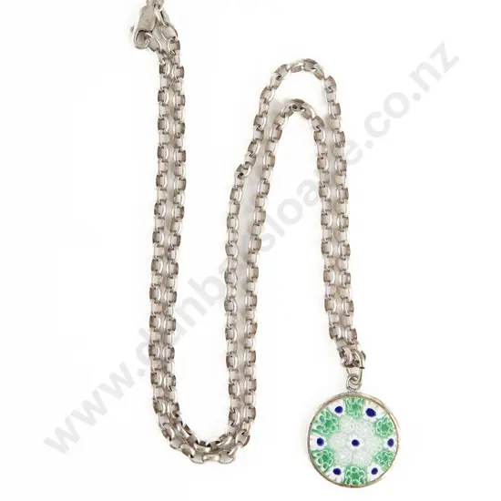 Murrina of Veneziana Millefiori Glass Pendant