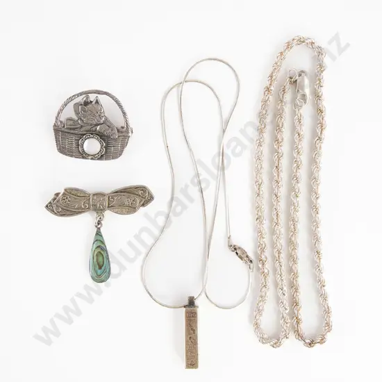 S/S Rope Twist Link Neck Chain