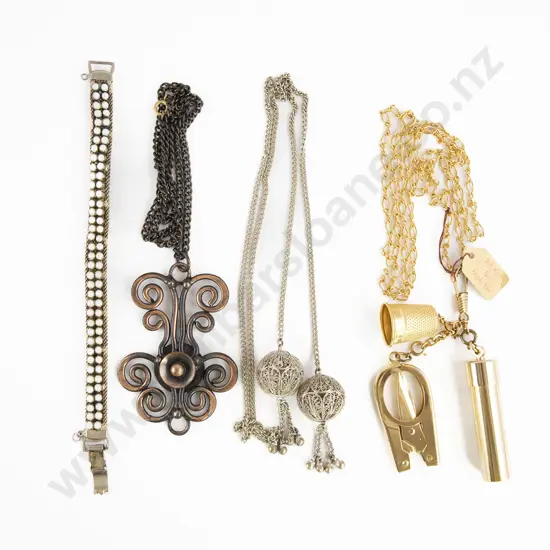 C1970's Copper Pendant on Chain