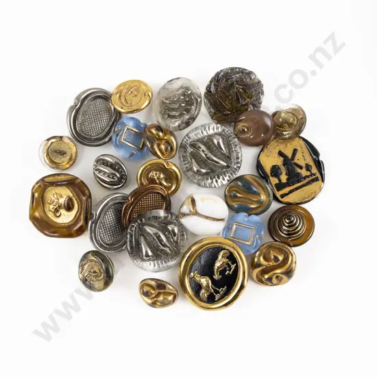 Collection Pressed Glass Buttons