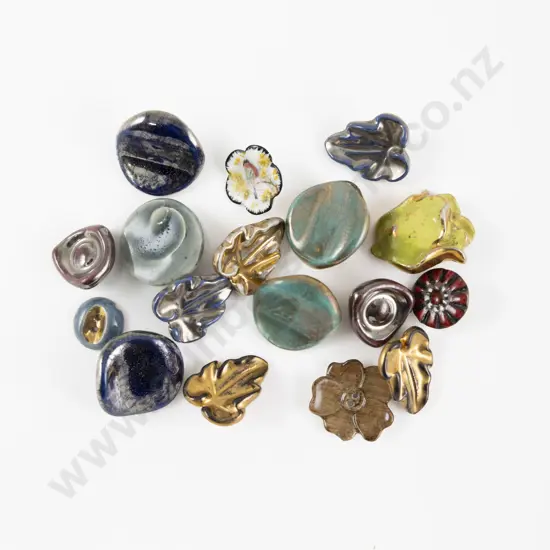 Collection Studio Pottery and Other Buttons